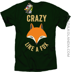 Crazy like a Fox - Koszulka męska butelkowa 