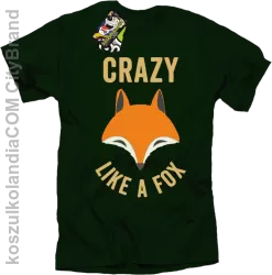 Crazy like a Fox - Koszulka męska butelkowa 