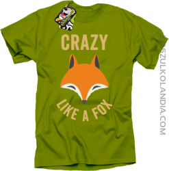 Crazy like a Fox - Koszulka męska kiwi 