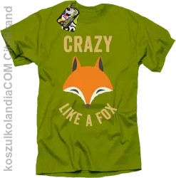 Crazy like a Fox - Koszulka męska kiwi 