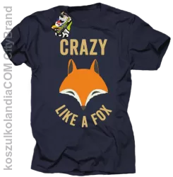 Crazy like a Fox - Koszulka męska granatowa 