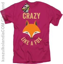 Crazy like a Fox - Koszulka męska fuchsia 