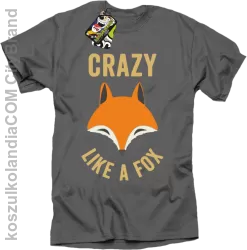 Crazy like a Fox - Koszulka męska szara 