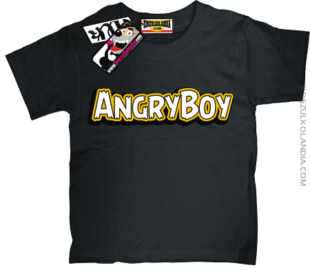 Angryboy - zabawna koszulka dziecięca