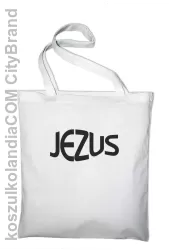 JEZUS Jesus christ symbolic - torba na zakupy - biały