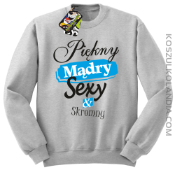 Piękny mądry sexy & skromny - Bluza Standard bez kaptura melanż