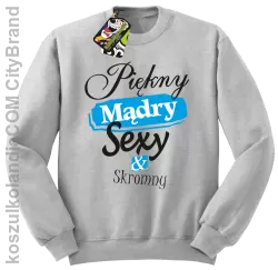 Piękny mądry sexy & skromny - Bluza Standard bez kaptura melanż