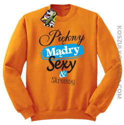 Piękny mądry sexy & skromny - Bluza Standard bez kaptura pomarańczowa 