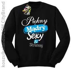 Piękny mądry sexy & skromny - Bluza Standard bez kaptura czarna 