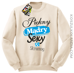 Piękny mądry sexy & skromny - Bluza Standard bez kaptura beżowa 