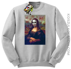 Mona Lisa Hello Jocker - Bluza męska standard bez kaptura melanż 