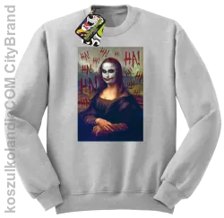 Mona Lisa Hello Jocker - Bluza męska standard bez kaptura melanż 