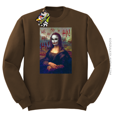 Mona Lisa Hello Jocker - Bluza męska standard bez kaptura