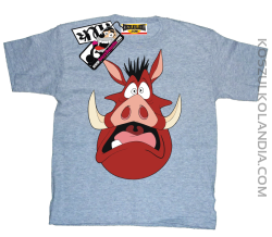 Pumba Scream -koszulka dziecięca - melanżowy