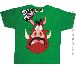 Pumba Scream -koszulka dziecięca - zielony