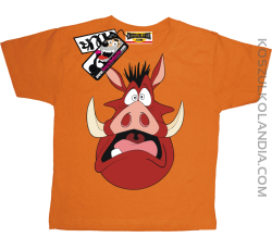 Pumba Scream -koszulka dziecięca - pomarańczowy