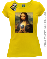 Mona Smart Pear Lisa - Koszulka damska żółta
