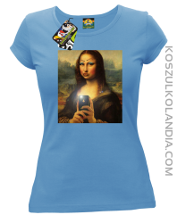 Mona Smart Pear Lisa - Koszulka damska błękit