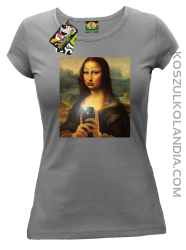 Mona Smart Pear Lisa - Koszulka damska szara