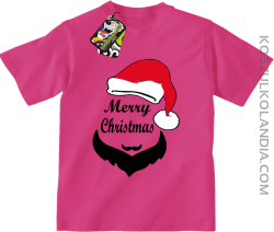 Merry Christmas Barber - Koszulka dziecięca fuchsia 