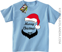 Merry Christmas Barber - Koszulka dziecięca błękit 