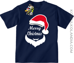 Merry Christmas Barber - Koszulka dziecięca granat