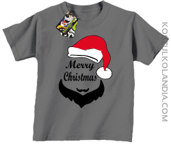 Merry Christmas Barber - Koszulka dziecięca szara 