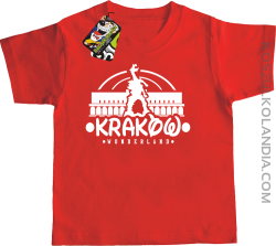 Kraków wonderland - Koszulka dziecięca czerwona 