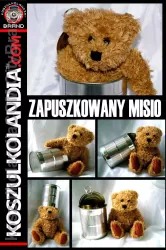 ZAPUSZKOWANY KOSMATY MIŚ - Miś w puszce - KUP 2 - dostaniesz 3 puszki z misiem!