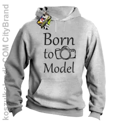 Born to model - Urodzony model - Bluza z kapturem melanż