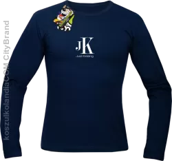 JK Just Kidding - longsleeve męski granatowy