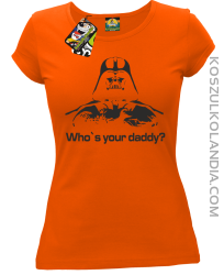 LORD Who`s your daddy - Koszulka damska pomarańczowa 