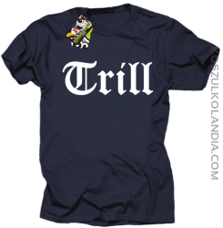 TRILL - Koszulka męska granatowa