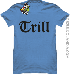TRILL - Koszulka męska błękitna