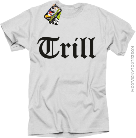 TRILL - Koszulka męska biała
