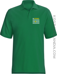 BE DIFFERENT - Koszulka Polo męska zielony 
