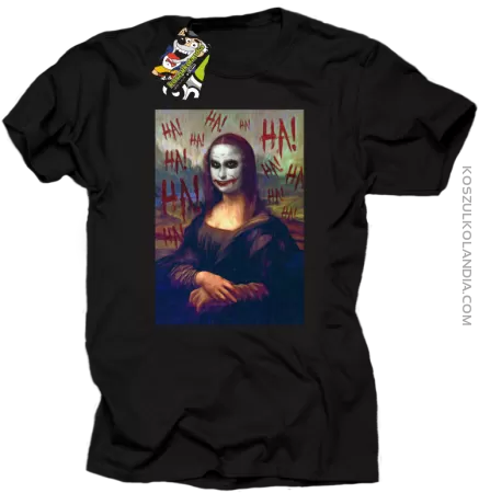 Mona Lisa Hello Jocker - Koszulka męska 