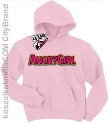 Angrygirl - modna bluza dziecięca - różowy