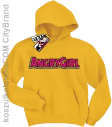 Angrygirl - modna bluza dziecięca - żółty