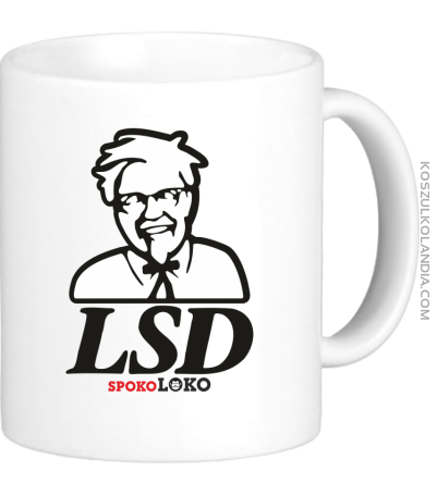 LSD Beffy - Kubek ceramiczny biały 