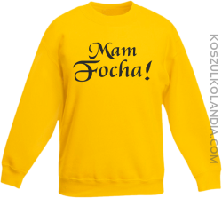 Mam Focha - Bluza dziecięca standard bez kaptura żółty 
