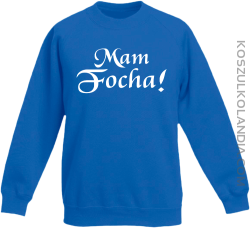 Mam Focha - Bluza dziecięca standard bez kaptura niebieska 