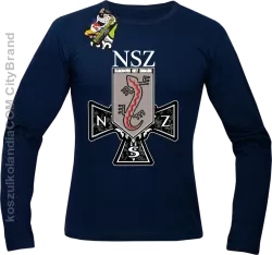 NSZ Narodowe Siły Zbrojne - Longsleeve męski granat