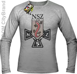 NSZ Narodowe Siły Zbrojne - Longsleeve męski melanż 