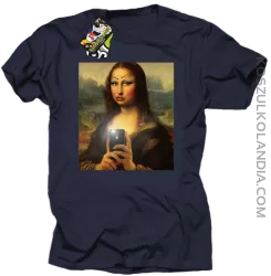 Mona Smart Pear Lisa - Koszulka męska granat