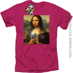 Mona Smart Pear Lisa - Koszulka męska róż