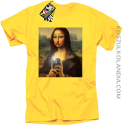 Mona Smart Pear Lisa - Koszulka męska żółty