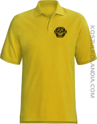 Prawdziwi Królowie rodzą się w Czerwcu - Koszulka męska Polo żółta 
