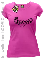 Queen Simple - Koszulka damska fuchsia 