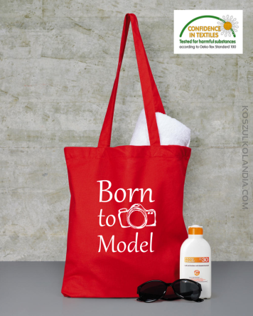 Born to model -  Torba EKO red